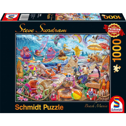 SCHMIDT Puzzle Plážová mánie 1000 dílků 133428