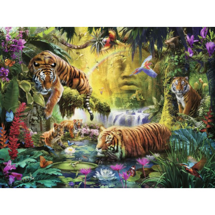 RAVENSBURGER Puzzle Pokojní tygři 1500 dílků 133752