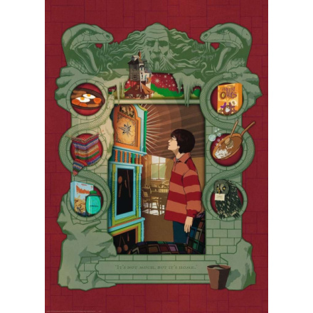 RAVENSBURGER Puzzle Harry Potter 2: U Weasleyových 1000 dílků 133931