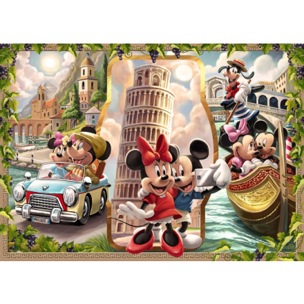 RAVENSBURGER Puzzle Prázdniny Mickeyho a Minnie 1000 dílků 135167