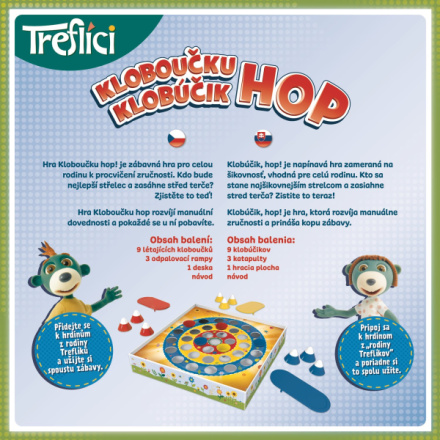 Hra Kloboučku, hop! Treflíci 135201