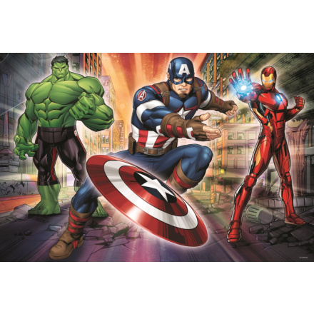 TREFL Puzzle Ve světě Avengers MAXI 24 dílků 135433