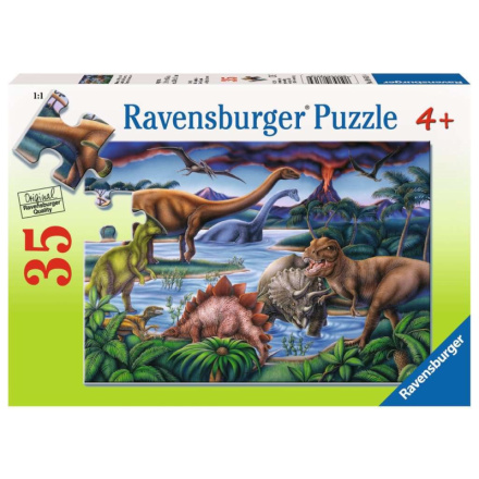 RAVENSBURGER Puzzle Dinosauři 35 dílků 135621