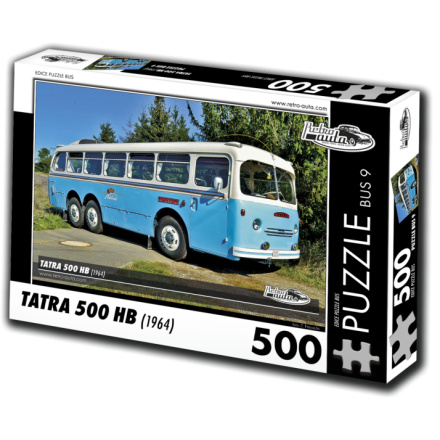 RETRO-AUTA Puzzle BUS č.9 Tatra 500 HB (1964) 500 dílků 135931