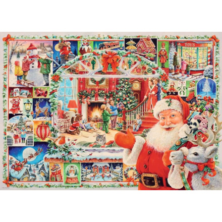 RAVENSBURGER Puzzle Vánoce jsou tady! 1000 dílků 136175