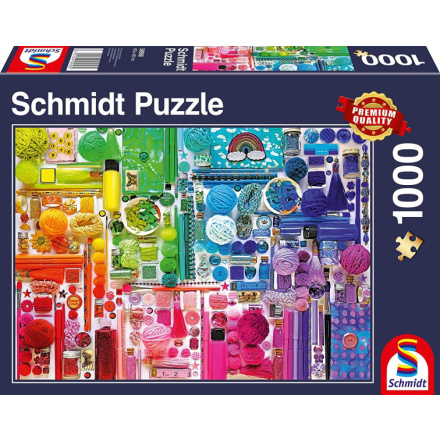 SCHMIDT Puzzle Barvy duhy 1000 dílků 136860