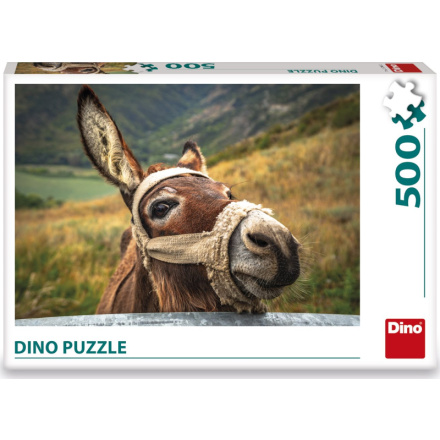 DINO Puzzle Oslík za ohradou 500 dílků 136983