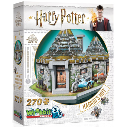 WREBBIT 3D puzzle Harry Potter: Hagridův domek 270 dílků 137019