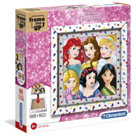 CLEMENTONI Puzzle Frame Me Up Disney princezny 60 dílků 137061