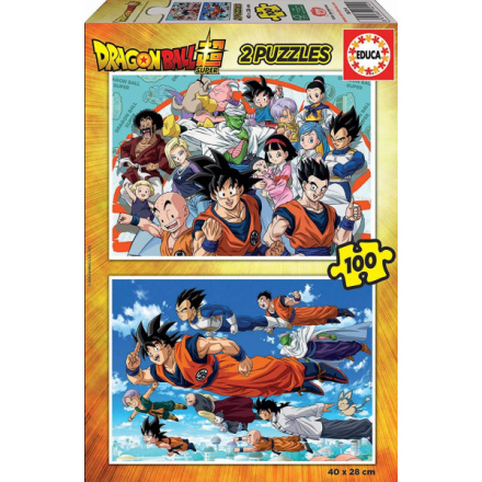 EDUCA Puzzle Dragon Ball Super 2x100 dílků 137343