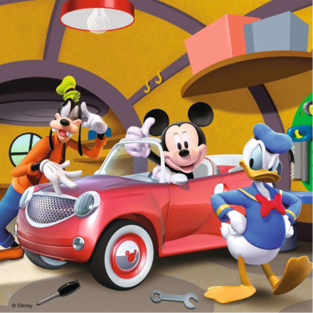 RAVENSBURGER Puzzle Mickeyho klubík 3x49 dílků 1374