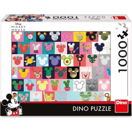 DINO Puzzle Mickeyho uši 1000 dílků 138489