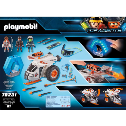 PLAYMOBIL® Top Agents 70231 Spy Team sněžný kluzák 138619