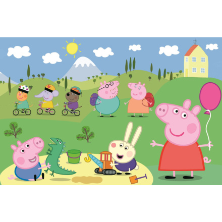 TREFL Puzzle Prasátko Peppa: Veselý den MAXI 15 dílků 138831