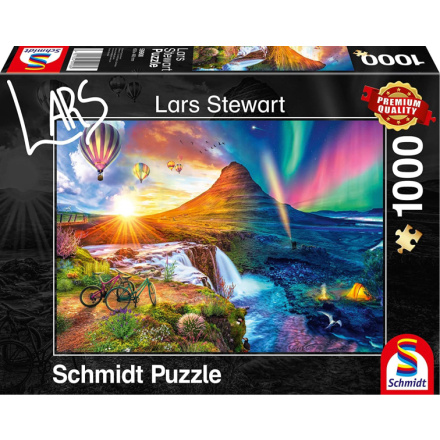 SCHMIDT Puzzle Den a noc: Island 1000 dílků 138900