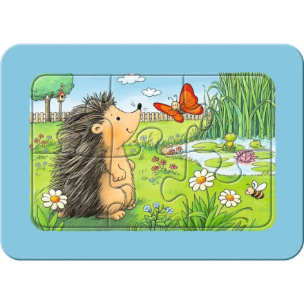 RAVENSBURGER Moje první puzzle Zvířátka ze zahrady 3x6 dílků 139039