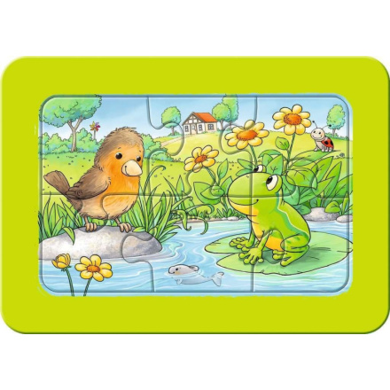 RAVENSBURGER Moje první puzzle Zvířátka ze zahrady 3x6 dílků 139039