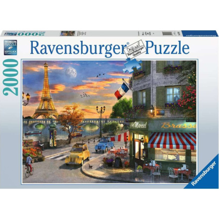 RAVENSBURGER Puzzle Západ slunce v Paříži 2000 dílků 139158