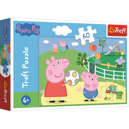 TREFL Puzzle Prasátko Peppa: Zábava s přáteli 60 dílků 139339