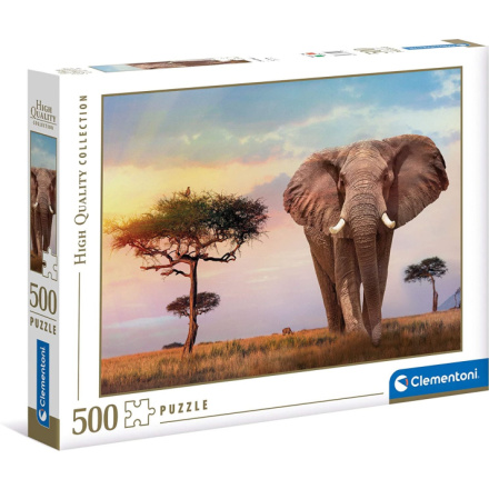 CLEMENTONI Puzzle Africký západ slunce 500 dílků 139895