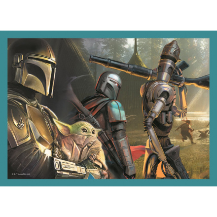 TREFL Puzzle Mandalorian a jeho svět 4v1 (35,48,54,70 dílků) 140418