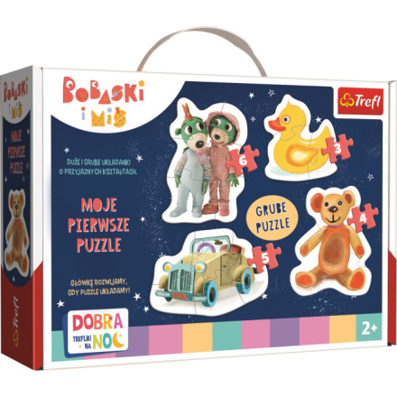 Baby puzzle Dobrou noc, Treflíci 4v1 (3,4,5,6 dílků) 140421