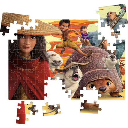 CLEMENTONI Puzzle Raya a drak 104 dílků 140519