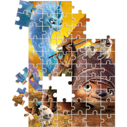 CLEMENTONI Puzzle Raya a drak 60 dílků 140550