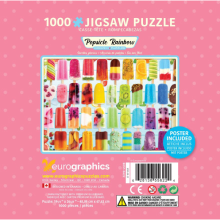 EUROGRAPHICS Puzzle v plechové krabičce Nanuková duha 1000 dílků 140798