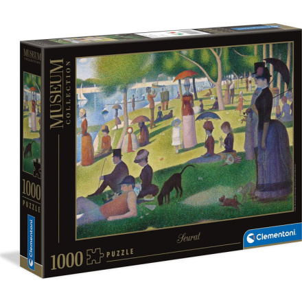 CLEMENTONI Puzzle Museum Collection: Nedělní odpoledne na ostrově La Grande Jatte 1000 dílků 141666