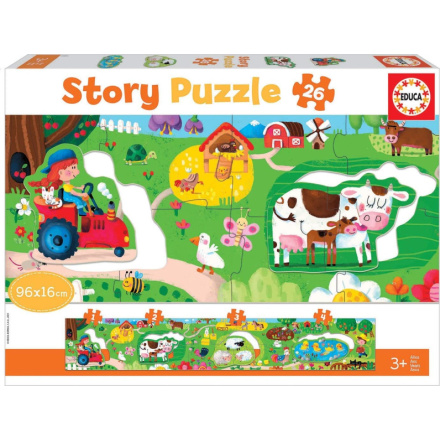 EDUCA Story puzzle Farma 26 dílků 141823