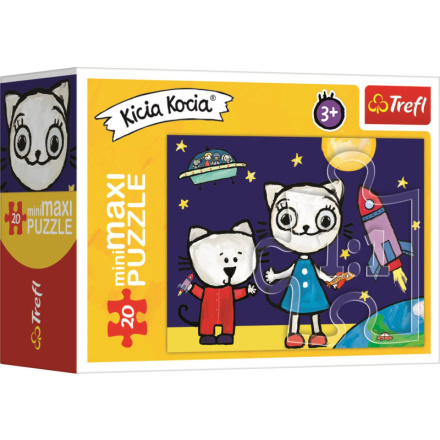 TREFL Puzzle Kicia Kocia: Ve vesmíru 20 dílků 141858