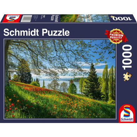 SCHMIDT Puzzle Kvetoucí tulipány na ostrově Mainau 1000 dílků 141881