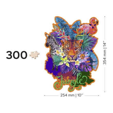 WOODEN CITY Dřevěné puzzle Džungle 300 dílků EKO 142118