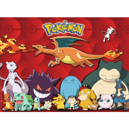 RAVENSBURGER Puzzle Můj oblíbený Pokémon XXL 100 dílků 142154