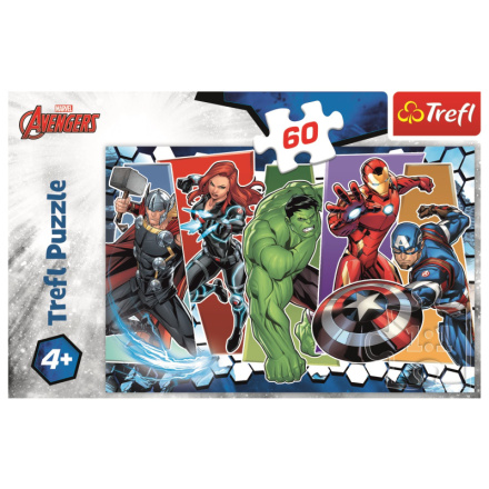 TREFL Puzzle Avengers: Neporazitelní 60 dílků 142589