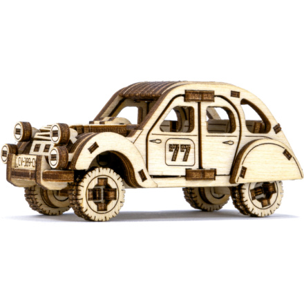 WOODEN CITY 3D puzzle Superfast Rally Car č.2 142757