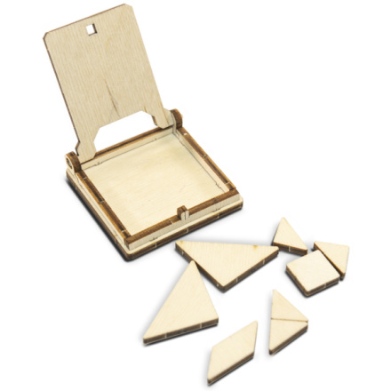 WOODEN CITY 3D puzzle hlavolam mini Tangram 142779