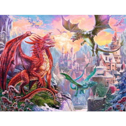 RAVENSBURGER Puzzle Mýtický drak 2000 dílků 142993