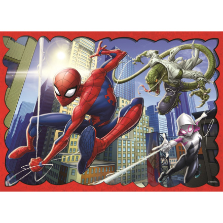 TREFL Puzzle Hrdinný Spiderman 4v1 (35,48,54,70 dílků) 143124