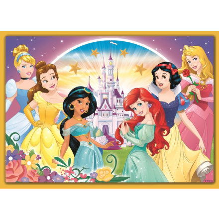 TREFL Puzzle Disney princezny: Šťastný den 4v1 (35,48,54,70 dílků) 143125