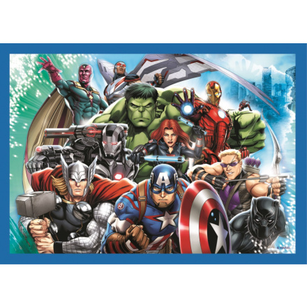 TREFL Puzzle Stateční Avengers 4v1 (35,48,54,70 dílků) 143126