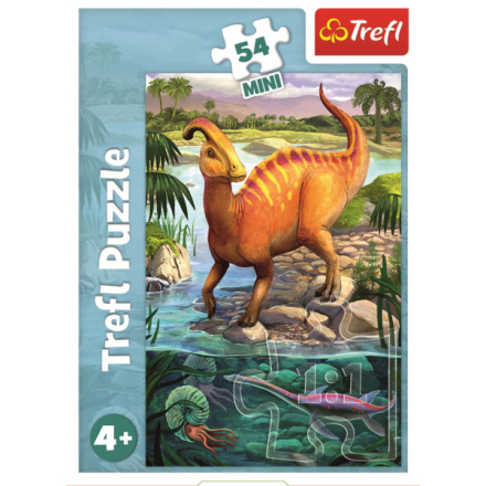 TREFL Puzzle Úžasní dinosauři: Parasaurolophus 54 dílků 143155