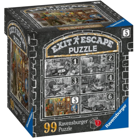 RAVENSBURGER Únikové EXIT puzzle Strašidelné sídlo 5: Na půdě 99 dílků 143588