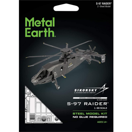 METAL EARTH 3D puzzle Vrtulník S-97 Raider 144017