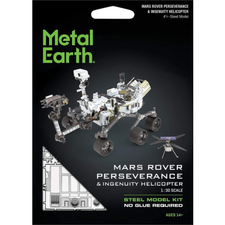 METAL EARTH 3D puzzle Mars Rover Perseverance & Ingenuity Helicopter 144020