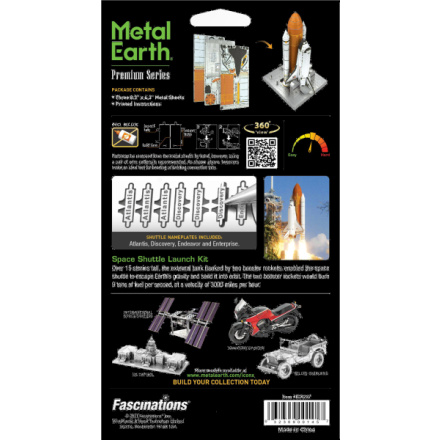 METAL EARTH 3D puzzle Space Shuttle Launch Kit (ICONX) 144022