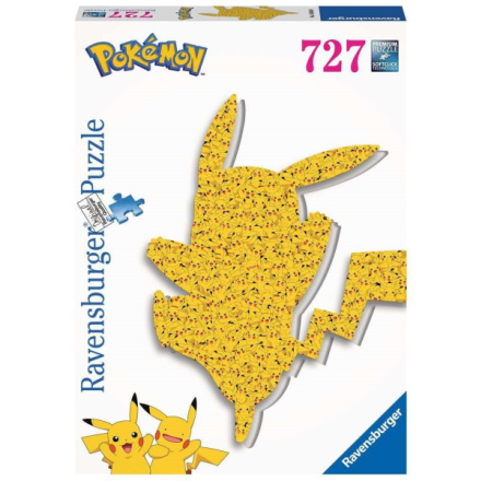 RAVENSBURGER Tvarové puzzle Pokémon Pikachu 727 dílků 144091