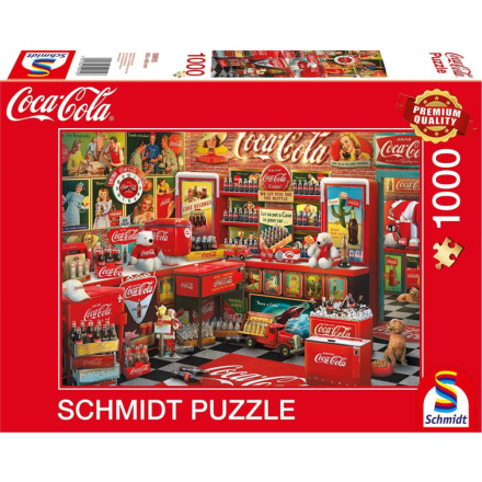 SCHMIDT Puzzle Coca Cola Nostalgický obchod 1000 dílků 144548