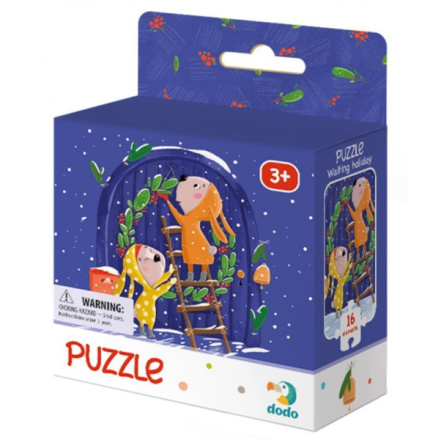 DODO Puzzle Čekání na Vánoce 16 dílků 144602